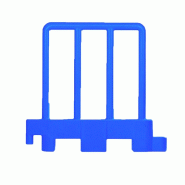 PLAST'UP ROTOMOULAGE Barrière de sécurité amovible bleue-lot de 15 - BLEU - bleu 0750122554096