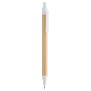 Stylo bille en papier recyclé - Éléments biodégradables en plastique PLA - Encre bleue Stylo bille en papier recyclé - Éléments biodégradables en plastique PLA - Encre bleue