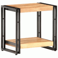 VidaXL Table d'appoint 40x30x40 cm Bois d'acacia massif Modèle Zenith Nordique - 320683XL