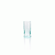 Bazar Bizar Verre à shot en verre recyclé 4x4x9 cm naturel - bleu verre BACG003
