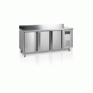 Desserte réfrigérée négative - 3 portes - GN1/1 - Inox AISI304 - 402L - TEFCOLD CF7310_0
