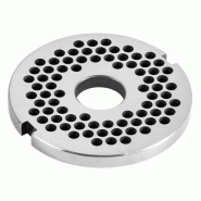 Disque perforé 6 mm en acier carbone pour hachoir BARTSCHER 370239