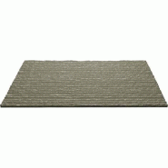 Ensemble De 12 Panneaux Effet Pierre 3D En PU Gris Roche 120X60X2,5 Cm - gris 104792_0