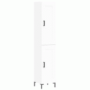 Helloshop26 - Buffet bahut commode armoire meuble de rangement organisateur cuisine salle de séjour salon haut 34,5 x 34 x 180 cm 02_0032303 - 300021_0