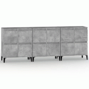 Helloshop26 - Buffet bahut commode armoire meuble de rangement organisateur cuisine salle de séjour salons 3 pcs 60 x 35 x 70 cm 02_0037117 - 3000213 Helloshop26 - Buffet bahut commode armoire meuble de rangement organisateur cuisine salle de séjour salons 3 pcs 60 x 35 x 70 cm 02_0037117 - 3000213