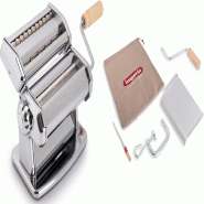 Imperia - Rough Gourmet Ipasta - fettuccine et lasagnette coupes 6,5/12 mm avec emballage élégant en caisse en bois - 8005782051402