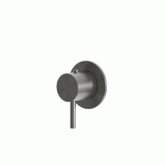Mitigeur mural thermostatique encastré en acier 316L nautique finition or rose avec bec fuselé, haute résistance à la corrosion – SINED - gris i