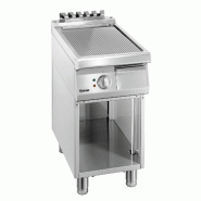 Plaque grill 700, L400, nervurée 286507 Bartscher