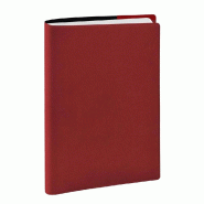 Quo Vadis - Agenda année scolaire - 2026-2027 - Recyclé - Journalier - Multilingue - Eunoia - Rouge - 12 mois de août à juillet - 12x17 cm - rouge