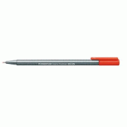 Staedtler - Triplus FineLiner 334 - Feutre Pointe SuperFine 0,3 mm Rouge - 334-2
