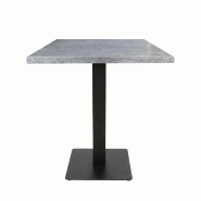 Table intérieure millenium 60x60 cm avec le pied iron black plat - tigaone - 3701680325113
