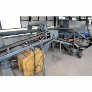 Unité de concassage pour recyclable des déchets de construction 80-200 t/h