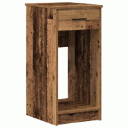 VidaXL Support de tour d'ordinateur avec tiroir vieux bois 35x45x77 cm Modèle Soho Classique - 858747
