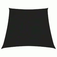 VidaXL Voile de parasol Tissu Oxford trapèze 3/5x4 m Noir Modèle Horizon Sud - noir 135793
