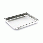 Bac Gastronorm Lacor GN 2/1 en acier inoxydable AISI 200, 20 cm, 60 L - inox 8414271073977