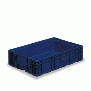 Bac plastique norme R-KLT 600 x 400 - ultra résistant - 22L ou 48L - fond et parois pleins Bac plastique norme R-KLT 600 x 400 - ultra résistant - 22L ou 48L - fond et parois pleins