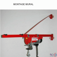 Bras tournant KST - 250 kg - Compact et portable pour chantiers forestiers et d'espaces verts