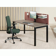 Bureau droit professionnel individuel Alésia - fabriqué en France - largeur 120/140/160/180 cm - profondeur 70/80 cm - plan mélaminé 25 mm - structure acier - obturateurs passe-câbles - garantie 8 ans Bureau droit professionnel individuel Alésia - fabriqué en France - largeur 120/140/160/180 cm - profondeur 70/80 cm - plan mélaminé 25 mm - structure acier - obturateurs passe-câbles - garantie 8 ans