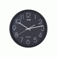Eva horloge murale en PP noir Ø35 cm - noir plastique polypropylène 073932