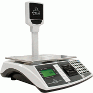 EXA BALANCE MARTE EVO IC BI-ECHELON 6kg/2g-15kg/5g Balance poids prix à TICKET et BATTERIE. Idéale pour les marchés, commerces ambulants sédentair