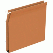 HAMELIN Boîte de 25 dossiers suspendus Défi A4, fond D30, en kraft orange - 3362949907442