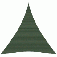 Helloshop26 - Voile toile d'ombrage parasol 160 g/m² 5 x 6 x 6 m PEHD vert foncé  02_0009441 - vert 3000509982729