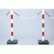 Kit 2 poteaux s/socle rge/blc Kit 2 poteaux s/socle rge/blc