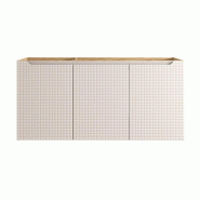 STELLAMEUBLES Meuble sous vasque 60, 120cm LUXOR BEIGE salle de bain 2 portes - 120 - 3667335114559