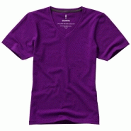 T-shirt bio manches courtes pour femme Kawartha - Col V - 95% coton biologique - 200 g/m² T-shirt bio manches courtes pour femme Kawartha - Col V - 95% coton biologique - 200 g/m²