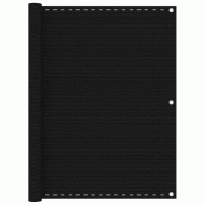 VidaXL Écran de balcon Noir 120x400 cm PEHD Modèle Atmos Pro - 311037