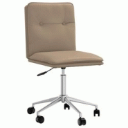 VidaXL Chaise à Manger Cappuccino Similicuir - marron 4101323 VidaXL Chaise à Manger Cappuccino Similicuir - marron 4101323