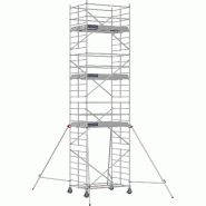 Échafaudage roulant aluminium DOCKER 150 version lisses - Hauteur de travail : 8,90 m - DUARIB - 7220070 Échafaudage roulant aluminium DOCKER 150 version lisses - Hauteur de travail : 8,90 m - DUARIB - 7220070