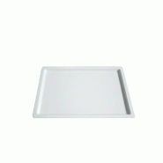 Bac gastronorme 1/1 hauteur 2cm mélamine blanc - par 6