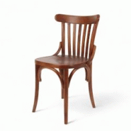 Bistromania Chaise de bistrot CHATELET - Bois foncé - CLP005 Bistromania Chaise de bistrot CHATELET - Bois foncé - CLP005