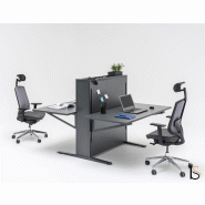 Bureau électrique 2 personnes Flow - MDD - 140, Anthracite
