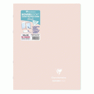 Clairefontaine Lot de 10 Cahier Kover Book Blush 24x32, 96p./48 feuilles 90 g/m² piquées, couv. Rose poudré/menthe à l'eau, Séyès - 3037929814781