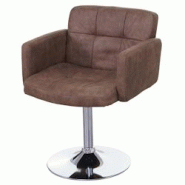 Décoshop26 - Chaise de salle à manger pivotante faux suède chromé marron vintage 04_0002391 - marron 3000276932699 Décoshop26 - Chaise de salle à manger pivotante faux suède chromé marron vintage 04_0002391 - marron 3000276932699