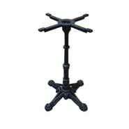 Emh Pied bistrot fonte Belle Époque H72 cm – 4 branches - noir fonte BISPIEDH72FONTE4