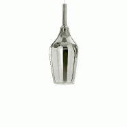 Gea Luce Ofelia S/12 Mini Suspension En Verre Borosilicate Chromé Miroir Avec Connexion G9 Et Câble De 3 Mètres Pour Intérieur - Gealuce - argentà Gea Luce Ofelia S/12 Mini Suspension En Verre Borosilicate Chromé Miroir Avec Connexion G9 Et Câble De 3 Mètres Pour Intérieur - Gealuce - argentÃ