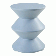Helloshop26 - Table d'appoint 47 x 37 cm bleu clair 03_0010920 - bleu 3000225481421