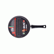 Mamù Poêle à griller ronde antiadhésive, sans PFOA, en aluminium résistant aux rayures, 26 cm JANE2BSTRITOXX26 - argenté aluminium JANE2BSTRITOXX26