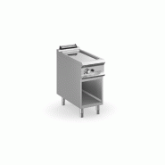 Plancha gaz - Plaque en chrome sur placard ouvert - MBM Plancha gaz - Plaque en chrome sur placard ouvert - MBM