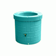 PLAST'UP ROTOMOULAGE Puits récupérateur d'eau de pluie 340l - MENTHEFRAICHE - bleu 0750122560097