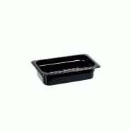 Récipients Gastronorm série Buffet de Stalgast, noir, GN 1/4 (65 mm), polycarbonate - GN2314065