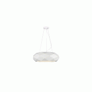 Suspension Led 3 lampes culot E27 blanc mat - Trio - Zandor - blanc 4017807422061