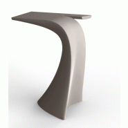 Table haute design in & out WING - tortora