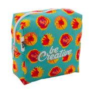 Trousse de maquillage personnalisée - polyester RPET 600D - impression en sublimation - minimum 50 pièces Trousse de maquillage personnalisée - polyester RPET 600D - impression en sublimation - minimum 50 pièces