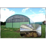 Tunnel d'élevage pour Chèvrerie isolée  - type 12.80m de large
