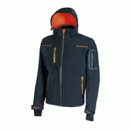 U-POWER Veste de travail isolante softshell U POWER SPACE homme bleu marine T.5XL U Power - bleu polyester 8033546465868 U-POWER Veste de travail isolante softshell U POWER SPACE homme bleu marine T.5XL U Power - bleu polyester 8033546465868