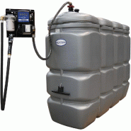 Cuve stockage fuel 2 000 litres en PEHD avec pompe 50 l/min - RENSON - 141288